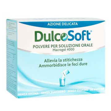Dulcosoft Polvere Macrogol 4000 Stitichezza 20 Bustine