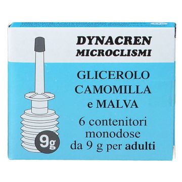 Dynacren Glicerolo Camomilla e Malva 6 Microclismi 9g