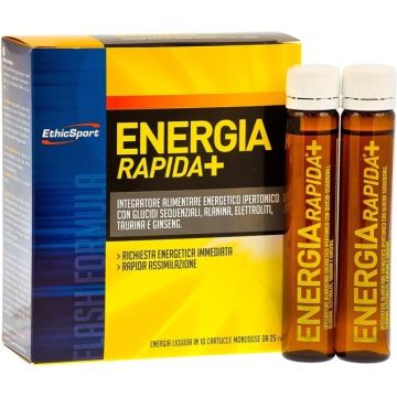 EthicSport Energia Rapida Professional 10 Flaconi da 25ml