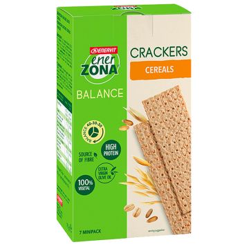 Enerzona Crackers Cereals 7 Minipack da 25g