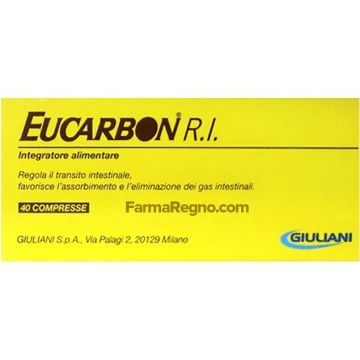 Eucarbon R.I. Integratore Alimentare Intestino 40 Compresse