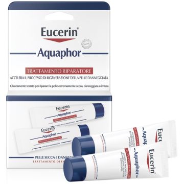 Eucerin Aquaphor Trattamento Riparatore Pelle Danneggiata 2x10ml