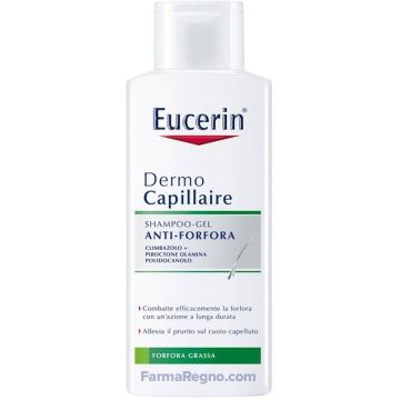 Eucerin Dermo Capillaire Shampoo Gel Anti Forfora Grassa 250ml