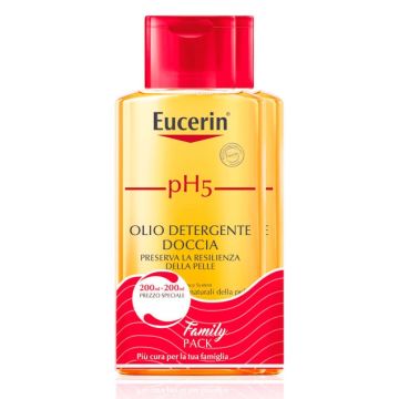 Eucerin Olio Detergente Doccia pH5 Pacco Doppio 200+200ml