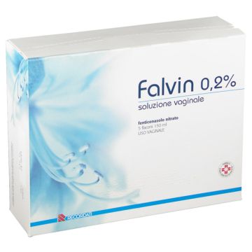 Falvin 0,2% Soluzione Vaginale 5 Lavande in Flaconi 150ml