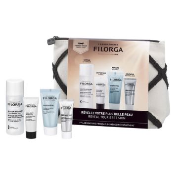 Filorga Cofanetto Estate Micellar Solution 50ml + Skin Unify Intensive 7ml + Hydra Hyal Cream 15ml + NCEF Night Mask 15ml