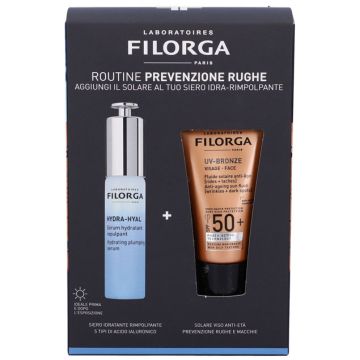 Filorga Cofanetto Siero Hydra-Hyal 30ml + UV-Bronze SPF50+ 40ml