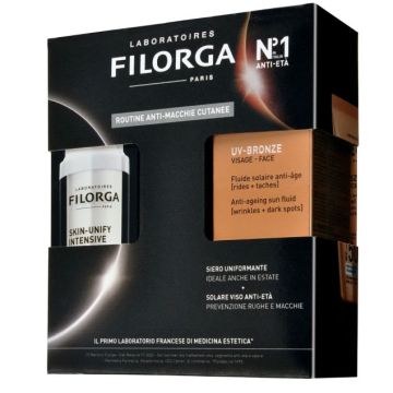 Filorga Cofanetto Prevenzione Macchie Skin-Unify Intensive 30ml + Uv-Bronze SPF50+ 40ml