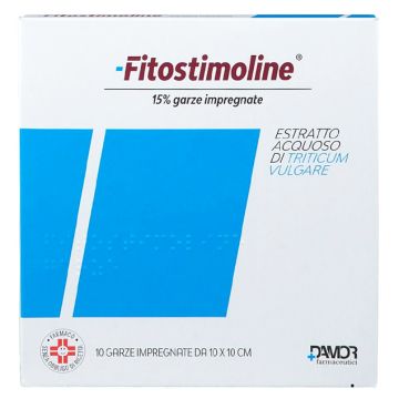 Fitostimoline 15% 10 Garze Impregnate 10x10cm