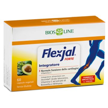 Flexjal Forte Integratore per Cartilagine Bios Line 60 Capsule