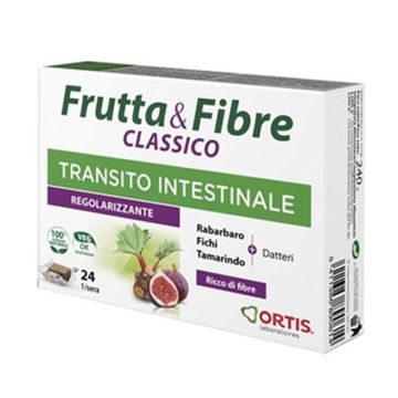 Frutta e Fibre Classico Regolarità Intestinale Pancia Gonfia 24 Cubetti 240g