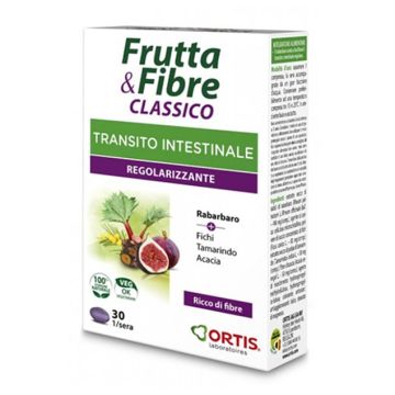 Frutta e Fibre Regolarità Intestinale Pancia Gonfia 30 Compresse