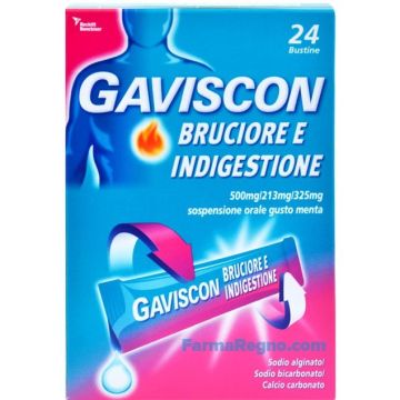 Gaviscon Bruciore e Indigestione 24 Bustine