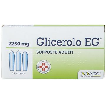 Glicerolo EG Adulti 18 Supposte 2250mg