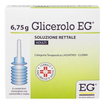 Glicerolo EG Adulti 6 Contenitori Monodose 6,75g