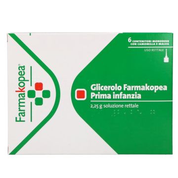 Glicerolo Farmakopea Prima Infanzia 6 Contenitori Monodose 2,25g