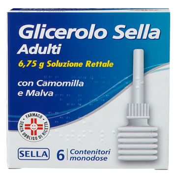 Glicerolo Sella Adulti 6 Contenitori Monodose 6,75g