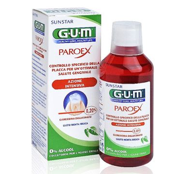GUM Paroex Collutorio Azione Intensiva Clorexidina 0,20% 300ml