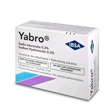 Yabro Sodio Ialuronto 0,3% Soluzione Aerosol 10 Flaconcini