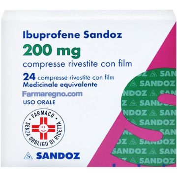 Ibuprofene Sandoz 200mg 24 Compresse