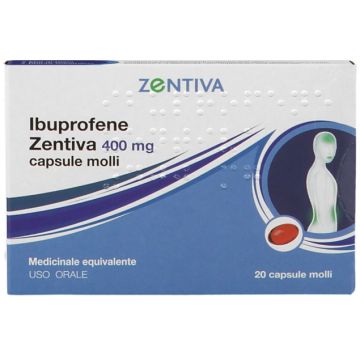 Ibuprofene Zentiva 400mg 20 Capsule Molli