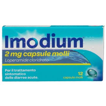Imodium 2mg 12 Capsule Molli per diarrea acuta