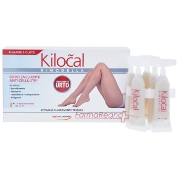 Kilocal Rimodella Siero Snellente Urto Anti Cellulite Gambe e Glutei 10 Fiale