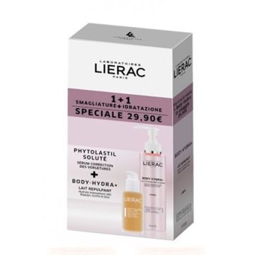 Lierac Kit Smagliature Phytolastil Soluté e Body Hydra Latte