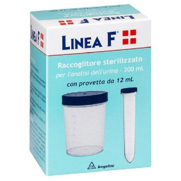 Linea F Contenitore Sterile Analisi Urina 200ml + Provetta 12ml