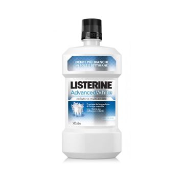 Listerine Advanced White Collutorio Denti Bianchi 500ml