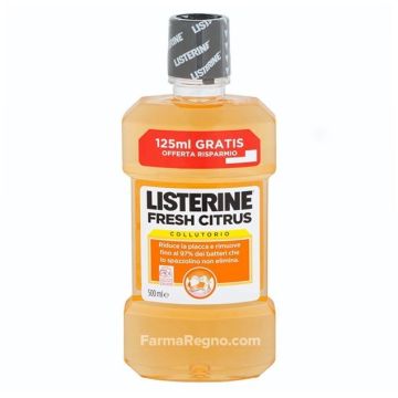Listerine Fresh Citrus Collutorio 500ml