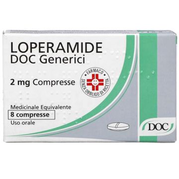Loperamide Doc 8 Compresse 2mg