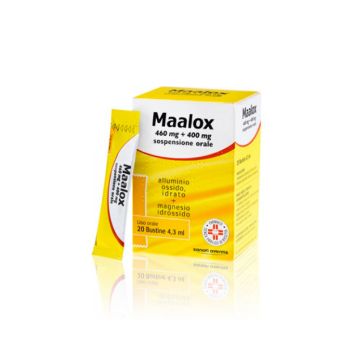 Maalox Sospensione Orale 20 Bustine 460mg+400mg