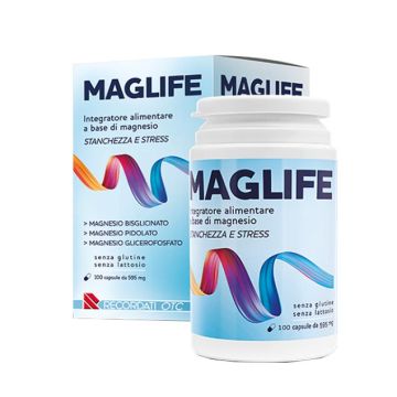 Maglife Integratore Magnesio Stanchezza e Stress 100 Compresse
