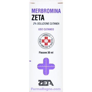 Merbromina Zeta 2% Soluzione Cutanea 30ml 