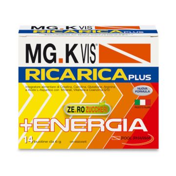 MG.K Vis Ricarica Plus Energia e Sali Minerali 14 Buste