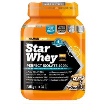 Named Sport Star Whey Perfect Isolate 100% Gusto Biscotto&Crema 750g