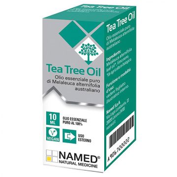 Named Tea Tree Oil Olio Essenziale Puro di Melaleuca 10ml