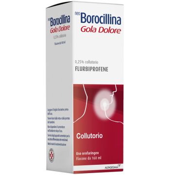 Neo Borocillina Gola Dolore 0.25% Collutorio 160ml