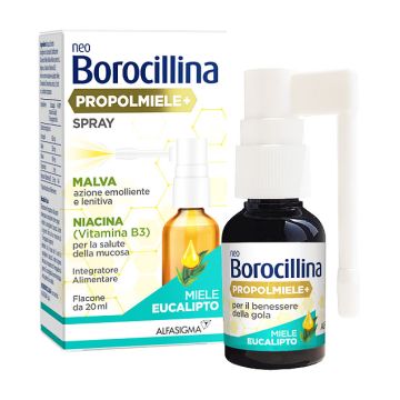 Neoborocillina Propolmiele+ Spray Miele e Eucalipto 20ml
