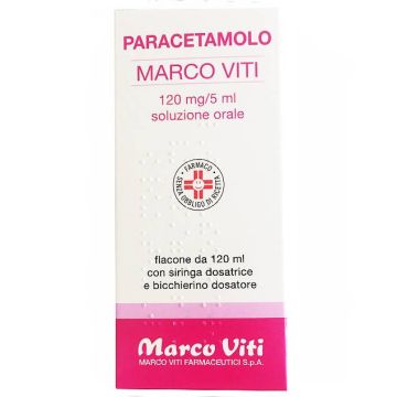 Paracetamolo Sciroppo Marco Viti 120mg/5ml 120ml