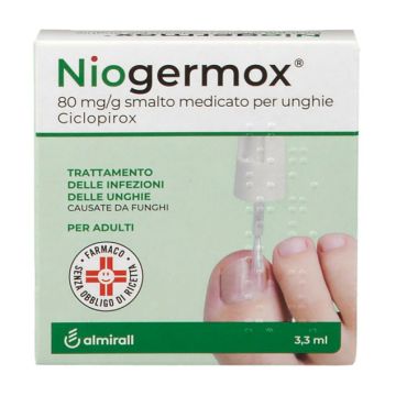 Niogermox 80mg Smalto Medicato per Unghie 3,3ml