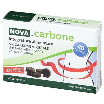 Nova Carbone Vegetale 40 Compresse 