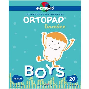 Ortopad Boys Bamboo Occlusore Medium 20 Pezzi