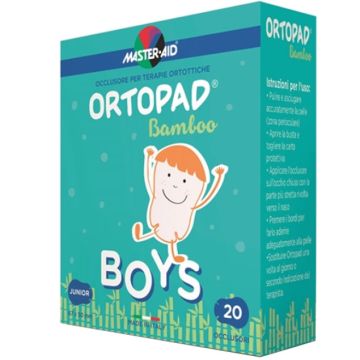 Ortopad Boys Soft Bamboo Occlusore Junior 20 Pezzi