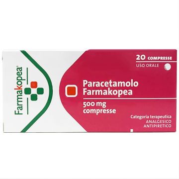 Paracetamolo Farmakopea 20 Compresse 500mg