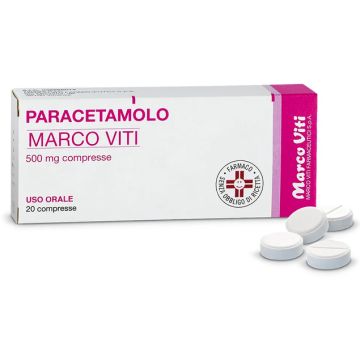 Paracetamolo Marco Viti 20 Compresse 500mg