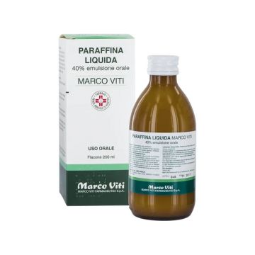 Paraffina Liquida 40% Emulsione Orale Marco Viti 200ml