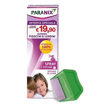 Paranix Spray Anti Pidocchi con Pettine 100ml Promo