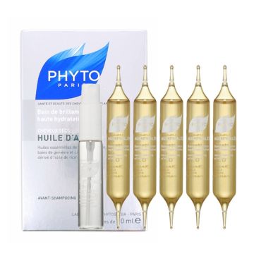 Phyto Huile D'Ales Olio Luminosità Alta Idratazione 5 Fiale
